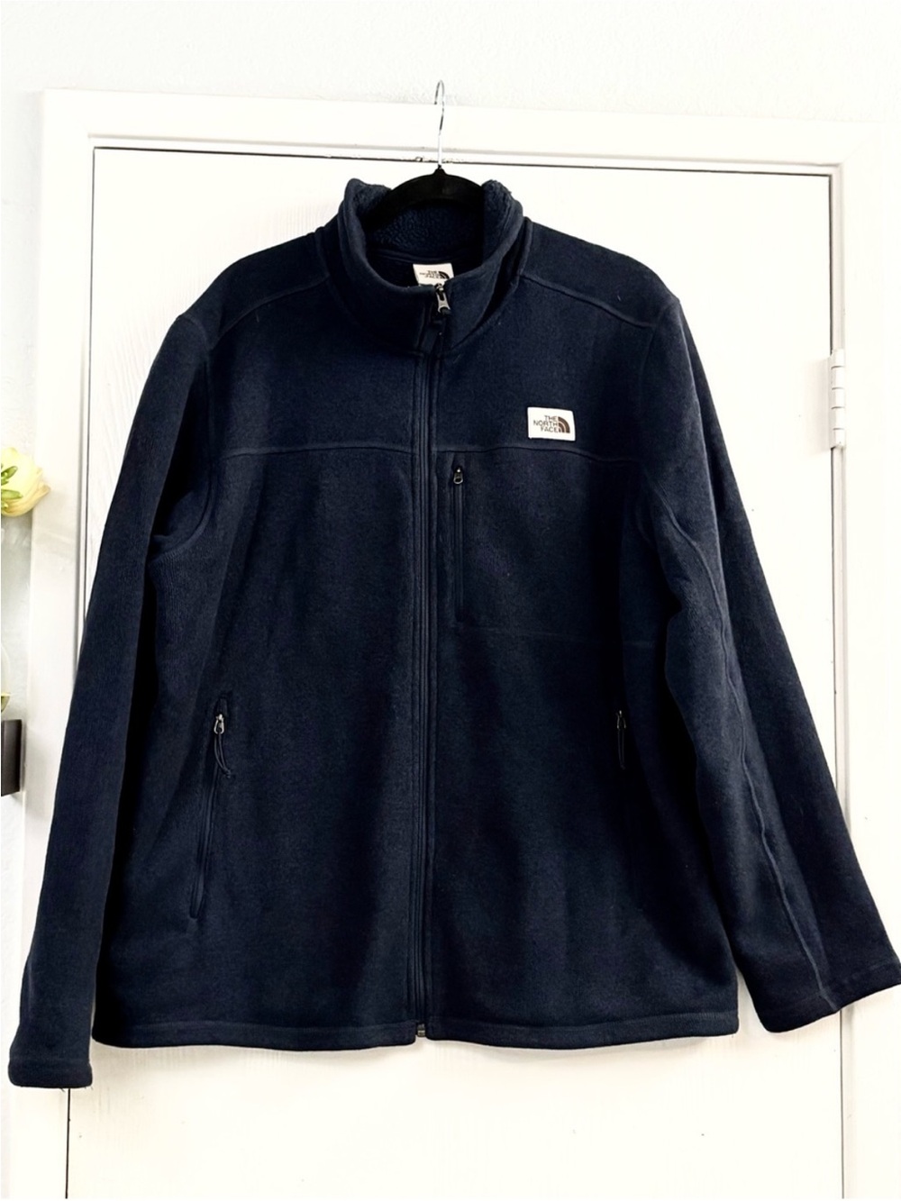 The North Face Men’s Navy Full-Zip Fleece Jacket Size XL